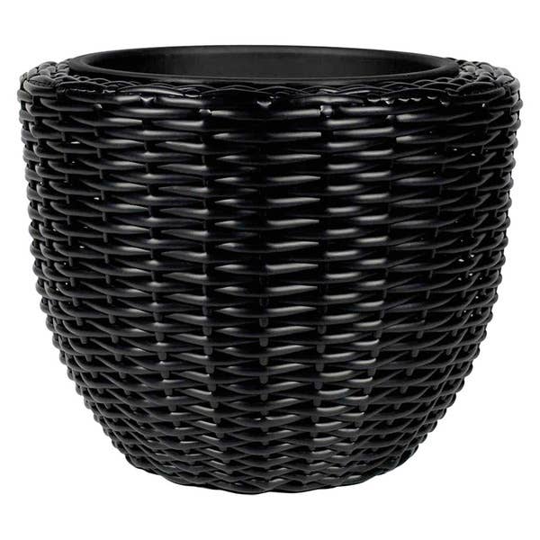 Aldi's New Rattan Planters Bring Luxury Patio Style for Just $13 - Dengarden