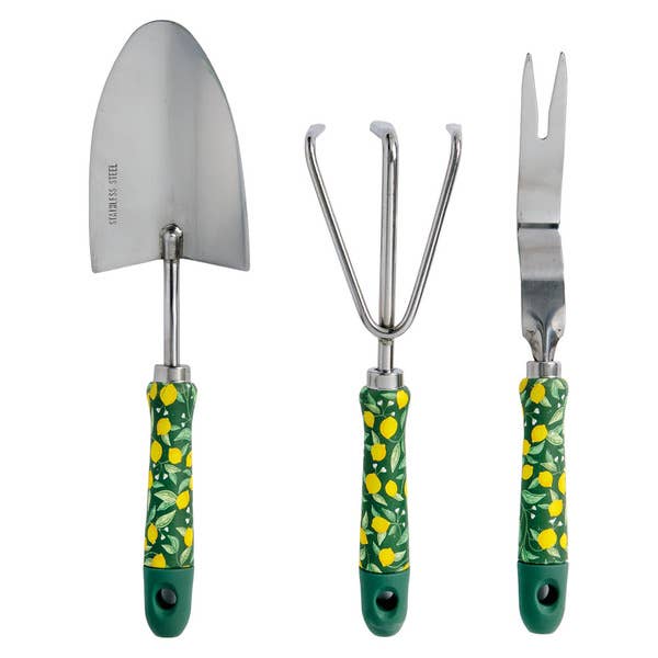 Aldi's 3-Piece Garden Tool Set Has the Prettiest Lemon Motif - Dengarden