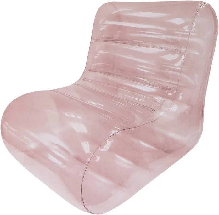 Five Below’s $7 Blush Pink Inflatable Chair Is Peak Y2K Energy - Dengarden