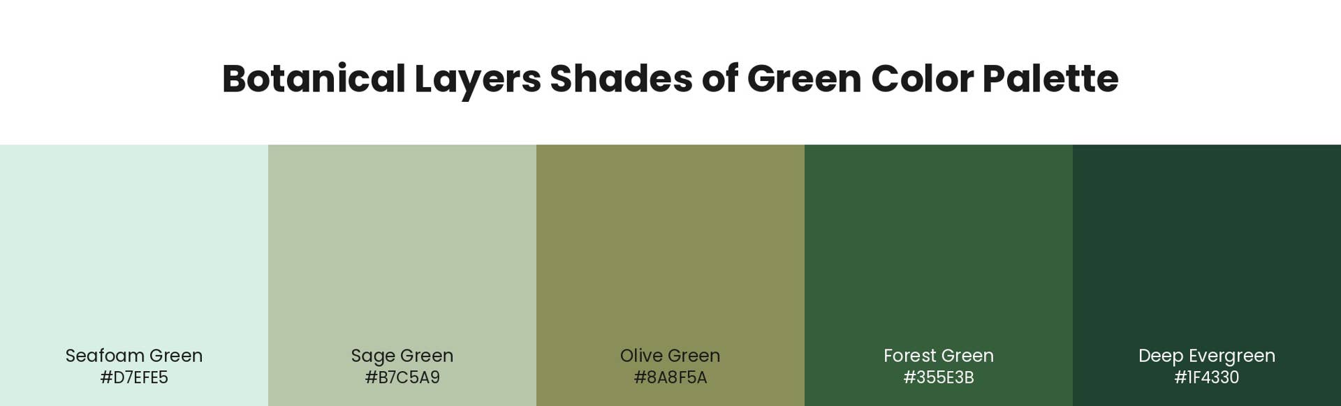 The 25 Prettiest Green Color Palettes for Every Aesthetic - Dengarden