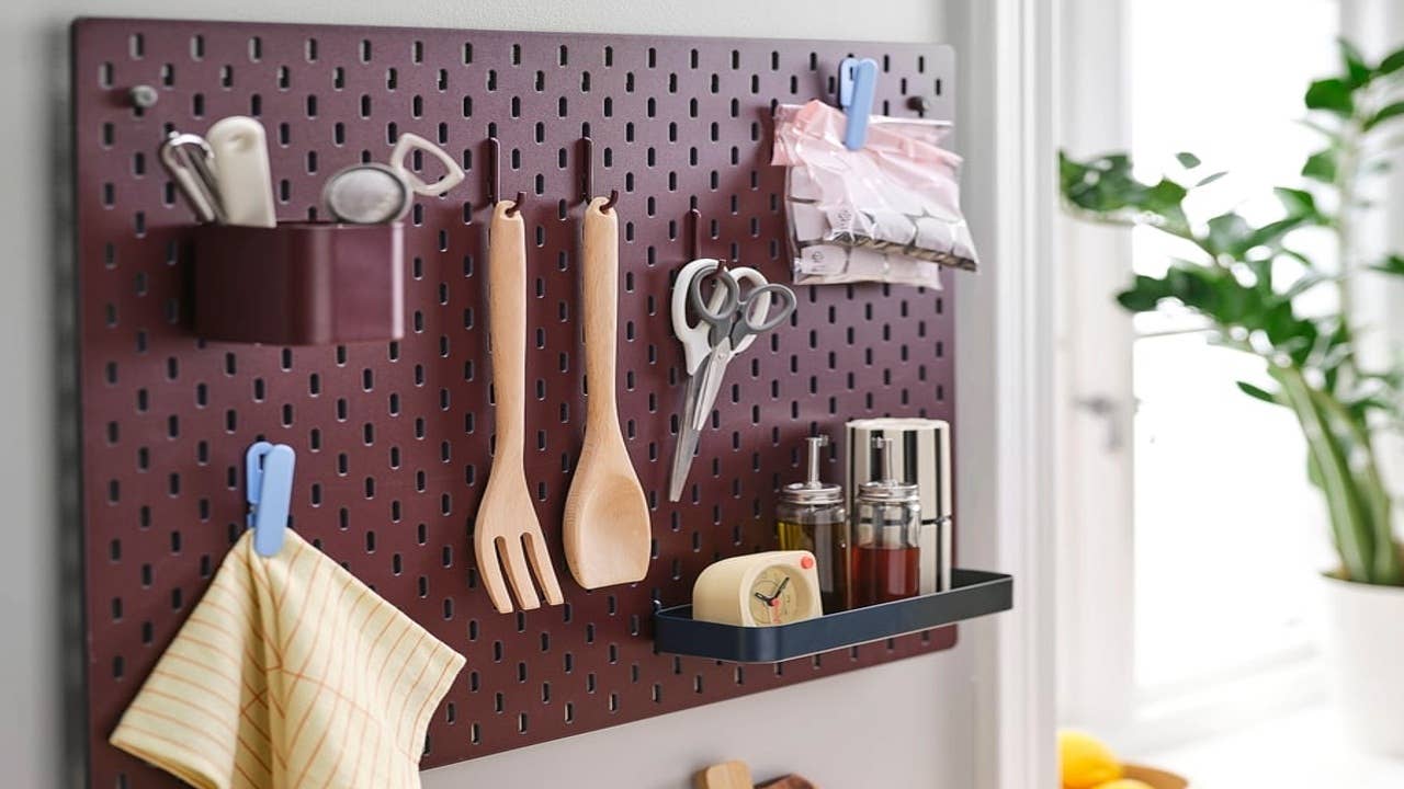 IKEA Just Gave Its Fan-Favorite Pegboard a Bold New Color Update