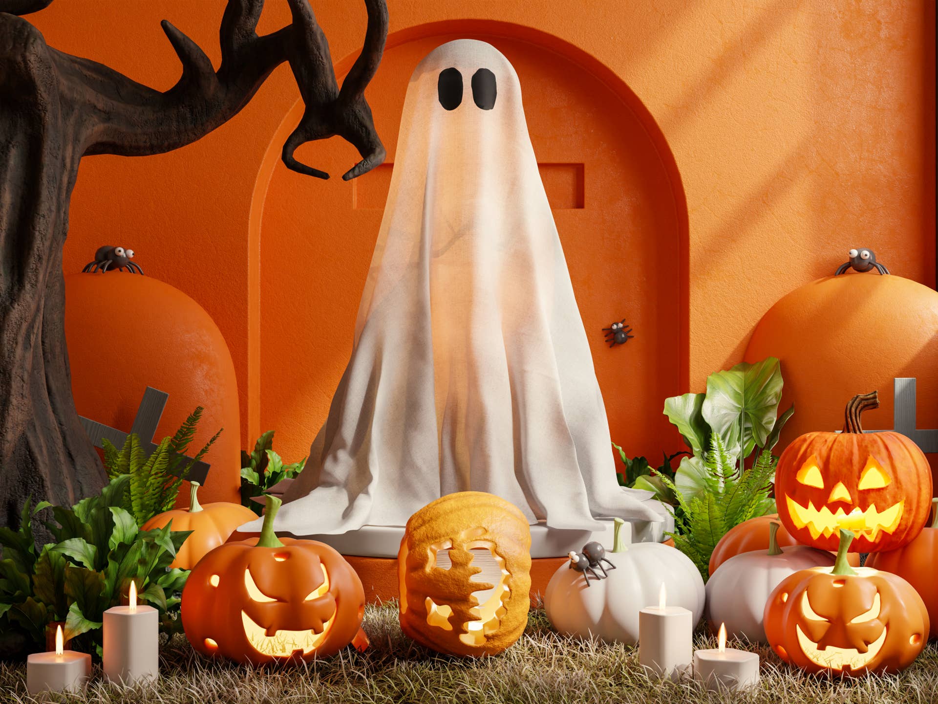 Make a DIY Ghost Candelabra In Just a Few Easy Steps - Dengarden