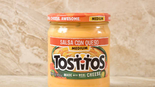 Tostitos cheese jar