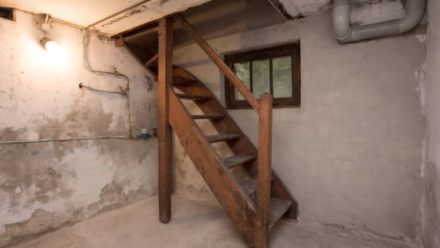 old basement staircase