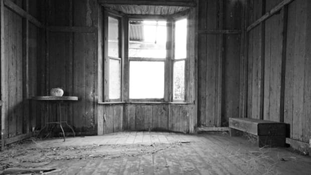 Abandoned Homestead - Light Through A Bay Window