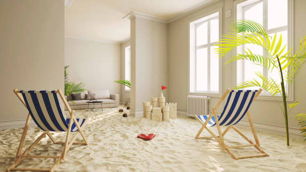 sand in home