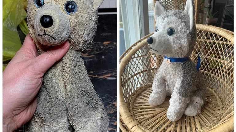 Woman Restores "Well Loved" Stuffed Animals and the Transformations Are Stunning
