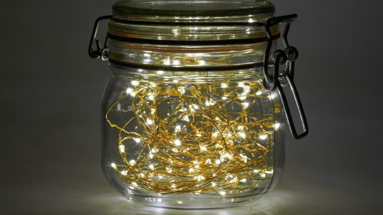 Mason Jars and Solar Lights Can Make Your Garden Look Just a Little More Magical