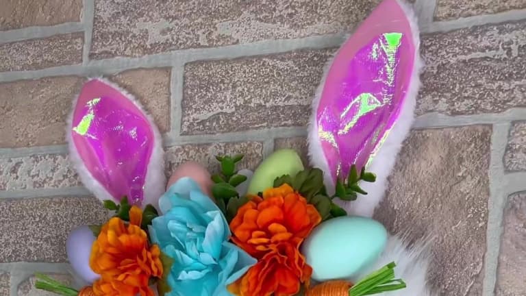 Find Everything You Need To Make This Adorable DIY Easter Wreath From the Dollar Store