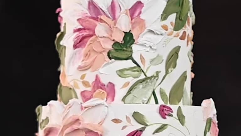 Baker Shares the "Secret" Behind Ornate Wedding Cakes and It's High-Key Genius
