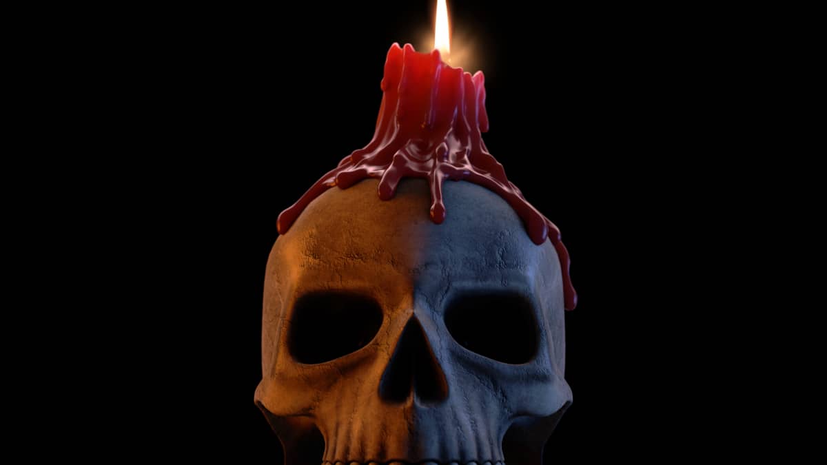 DIY Bleeding Skull Candle Is Surprisingly Easy to Make - Dengarden News