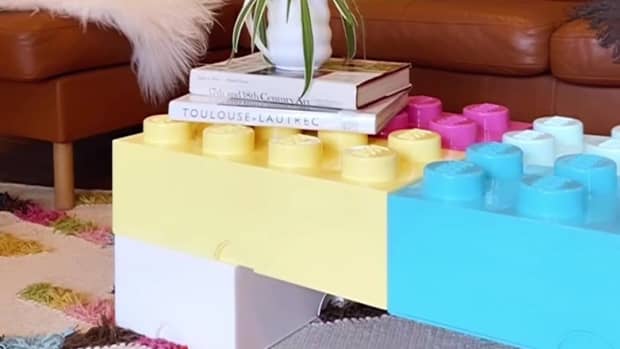 Video Of Woman s Insanely Cool DIY Lego Coffee Table Will Have You Running to Amazon
