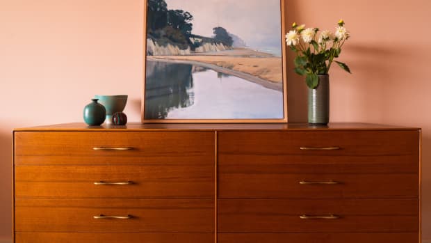 Ikea cheap orange dresser