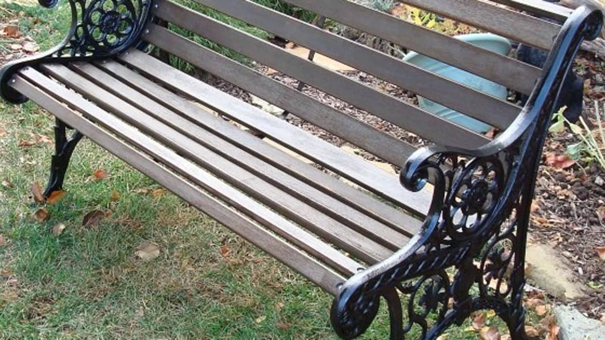 How to Restore a Cast Iron and Wood Slat Bench Dengarden