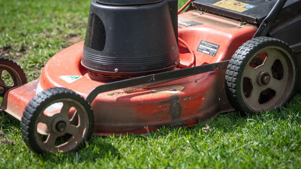 How to fix stuck pull cord on lawn mower sale