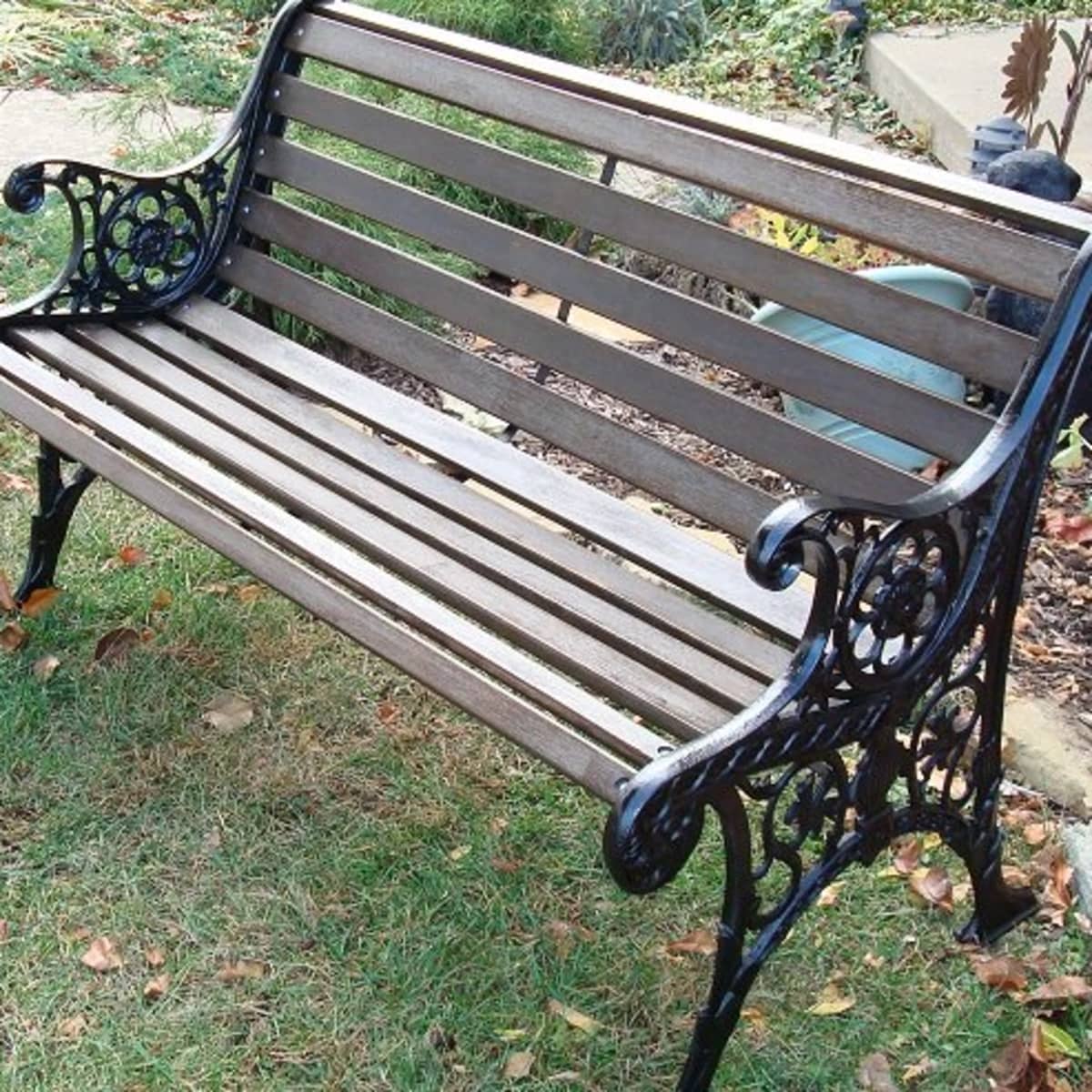 How to Restore a Cast Iron and Wood Slat Bench Dengarden