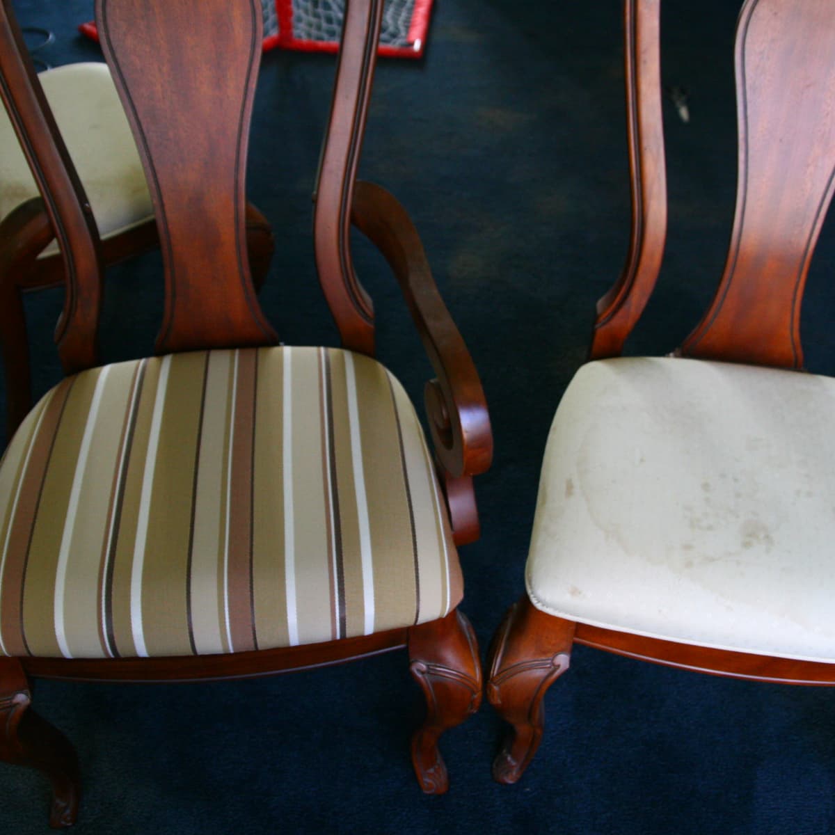 How to reupholster a dining room chair cushion online