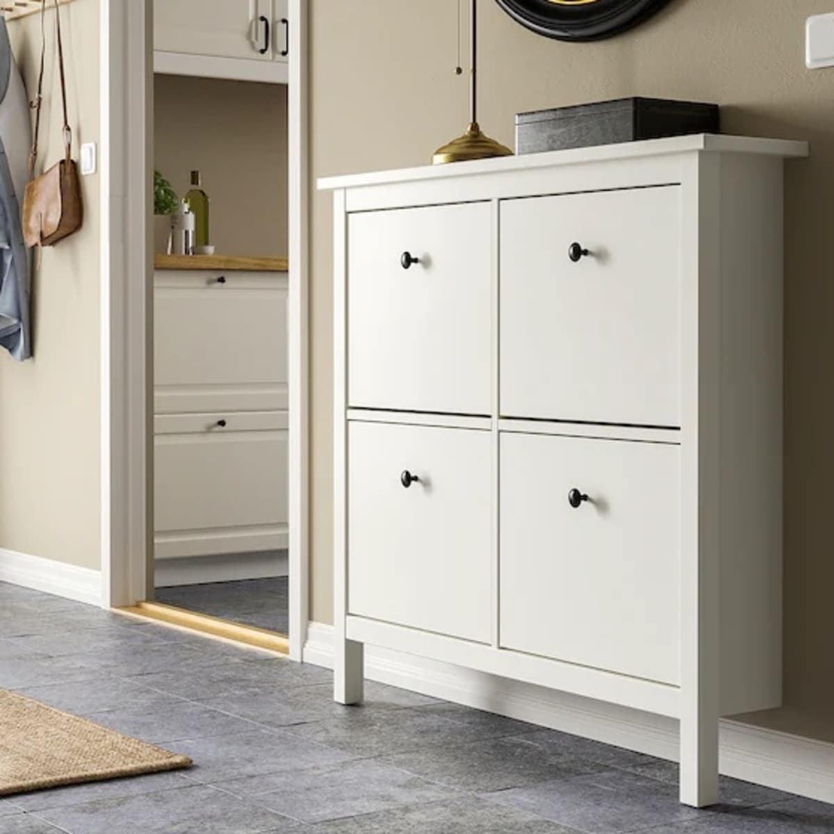 Hemnes shoe cabinet dupe shop