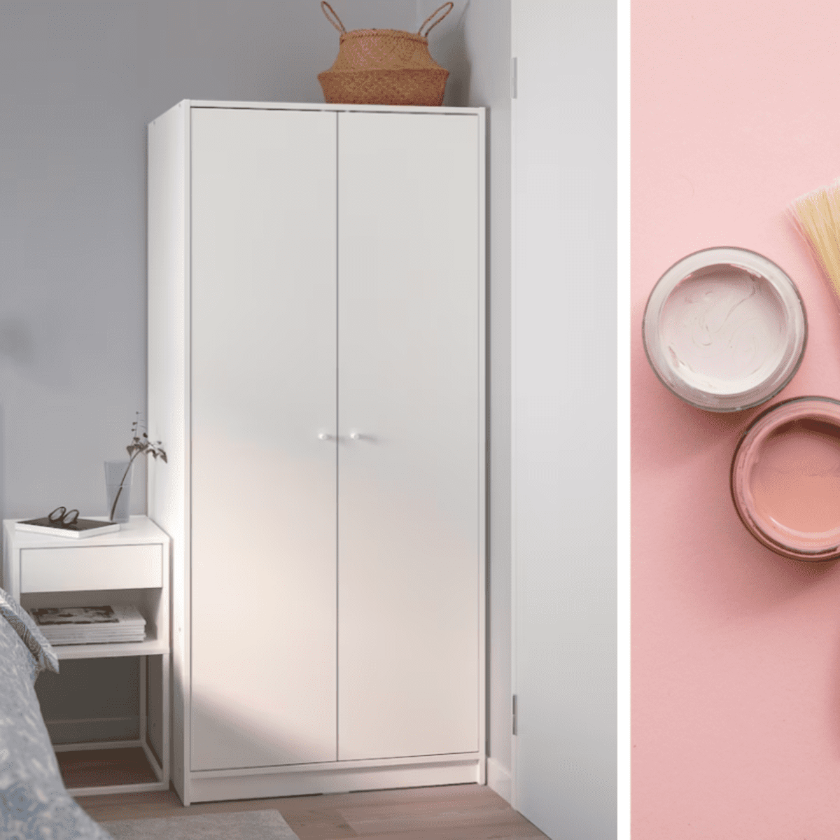 Kleppstad wardrobe with 2 cheap doors ikea