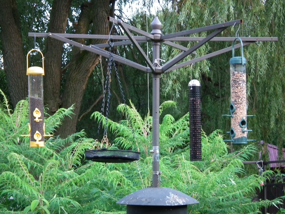 Garden bird feeder stands outlet