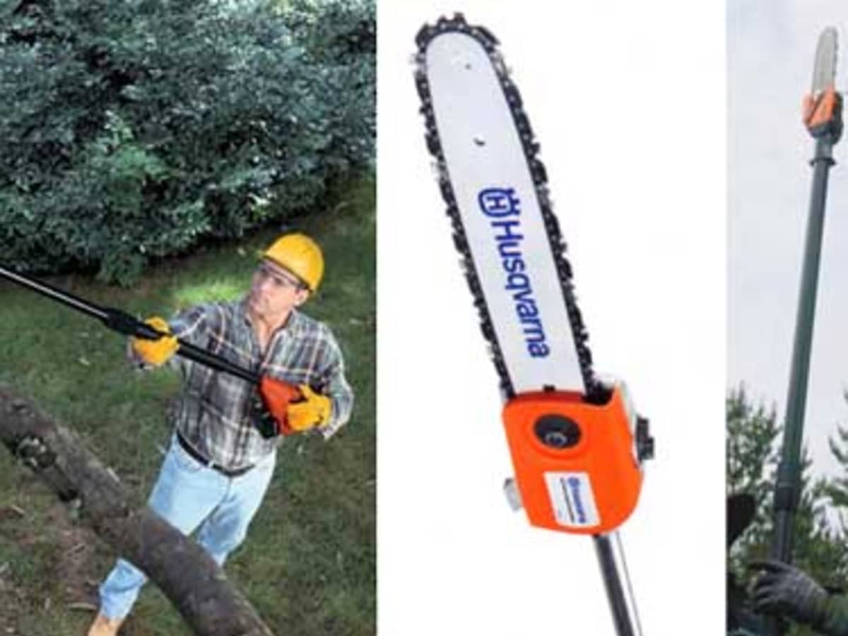 Best battery operated pole chain saw sale