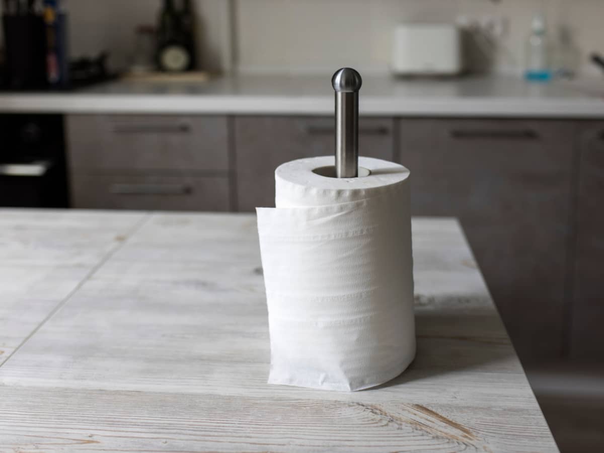 Concrete paper towel hotsell holder