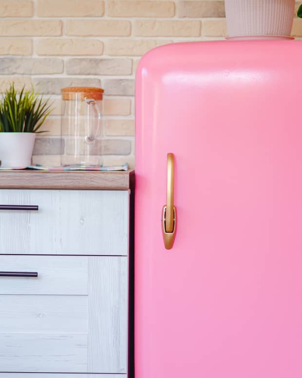 pink fridge