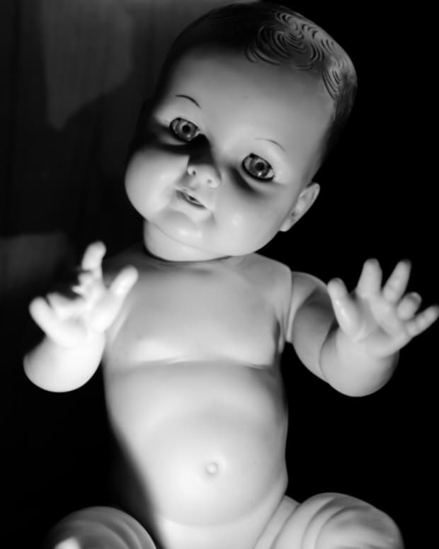 creepy baby doll