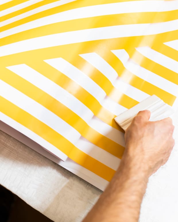 Woman Makes PeelandStick Tile Look Like the Real Deal With One Simple