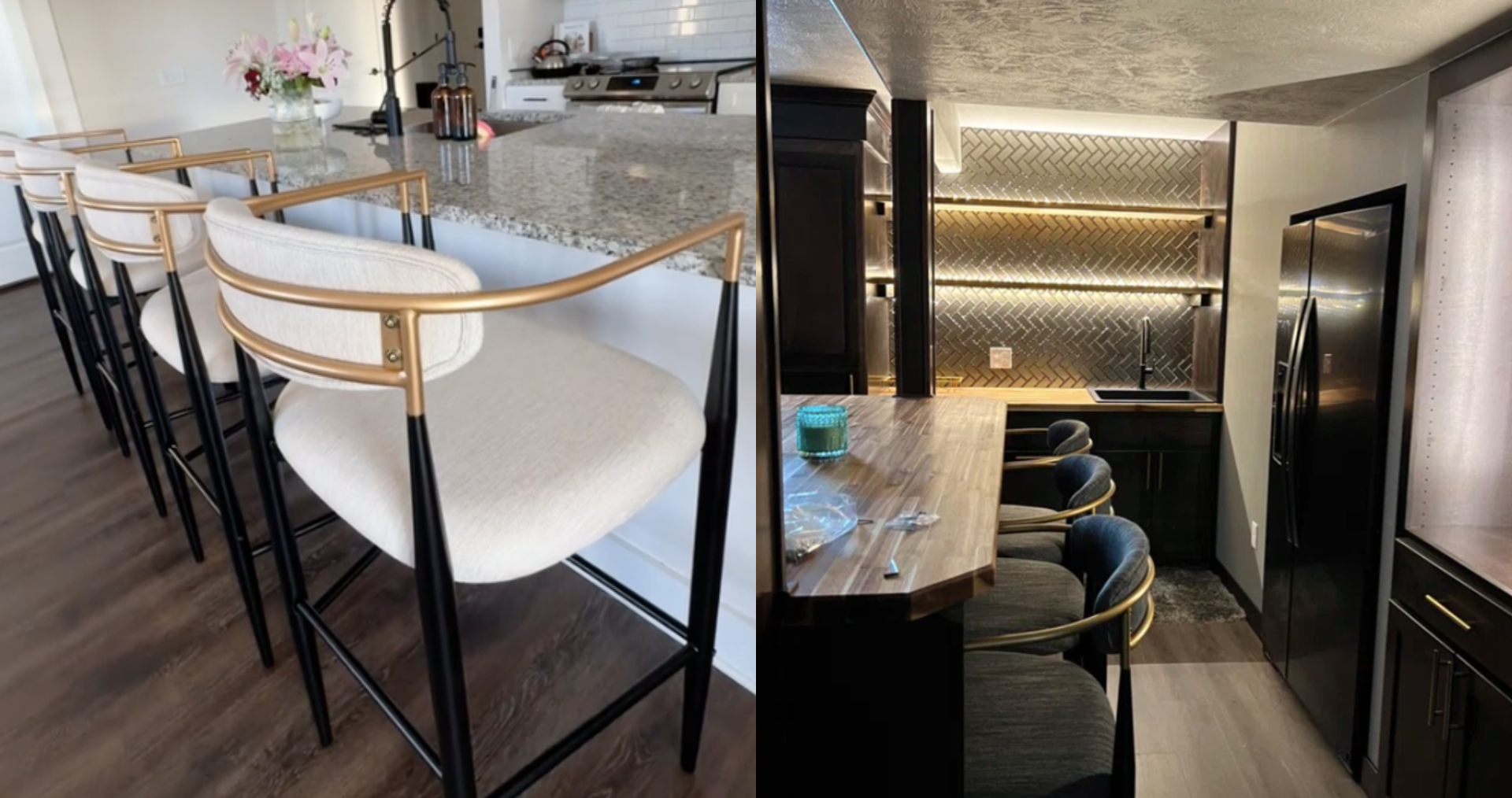 Wayfair Has an Incredible Dupe for those $800 Arhaus Bar Stools