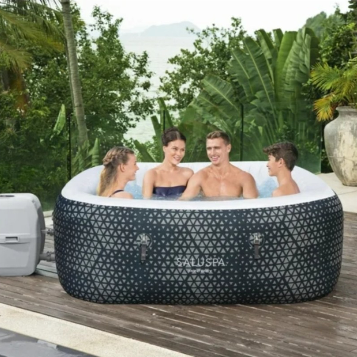 Walmart Has a Best-Selling Inflatable Outdoor Hot Tub on Sale for
