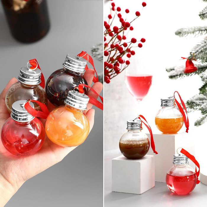 This 20 OrnamentShaped Glass Drink Dispenser Has Holiday Lovers