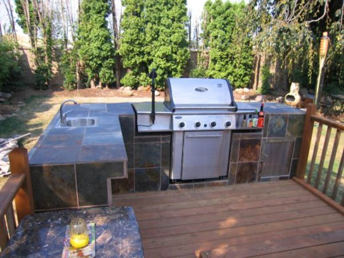 How to Build an Outdoor Kitchen and BBQ Island Dengarden