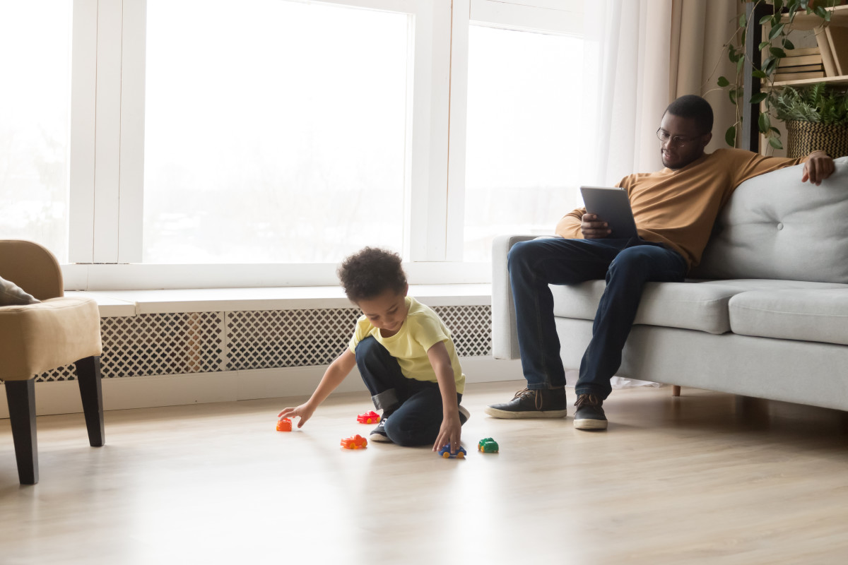 This Simple “Toy Blocker” For Under the Couch Is a Game Changer for