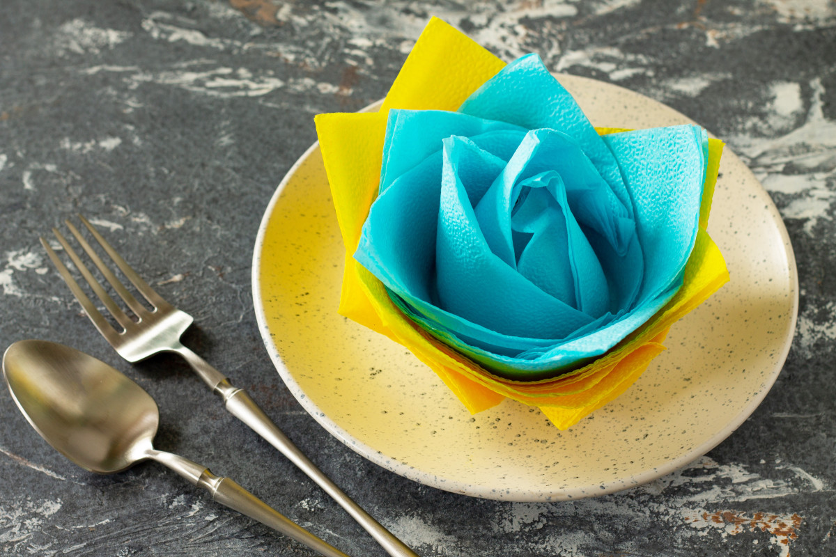 These Easy DIY Rose Napkins Are Perfect For Upcoming Spring Get   Shutterstock 1535955062 