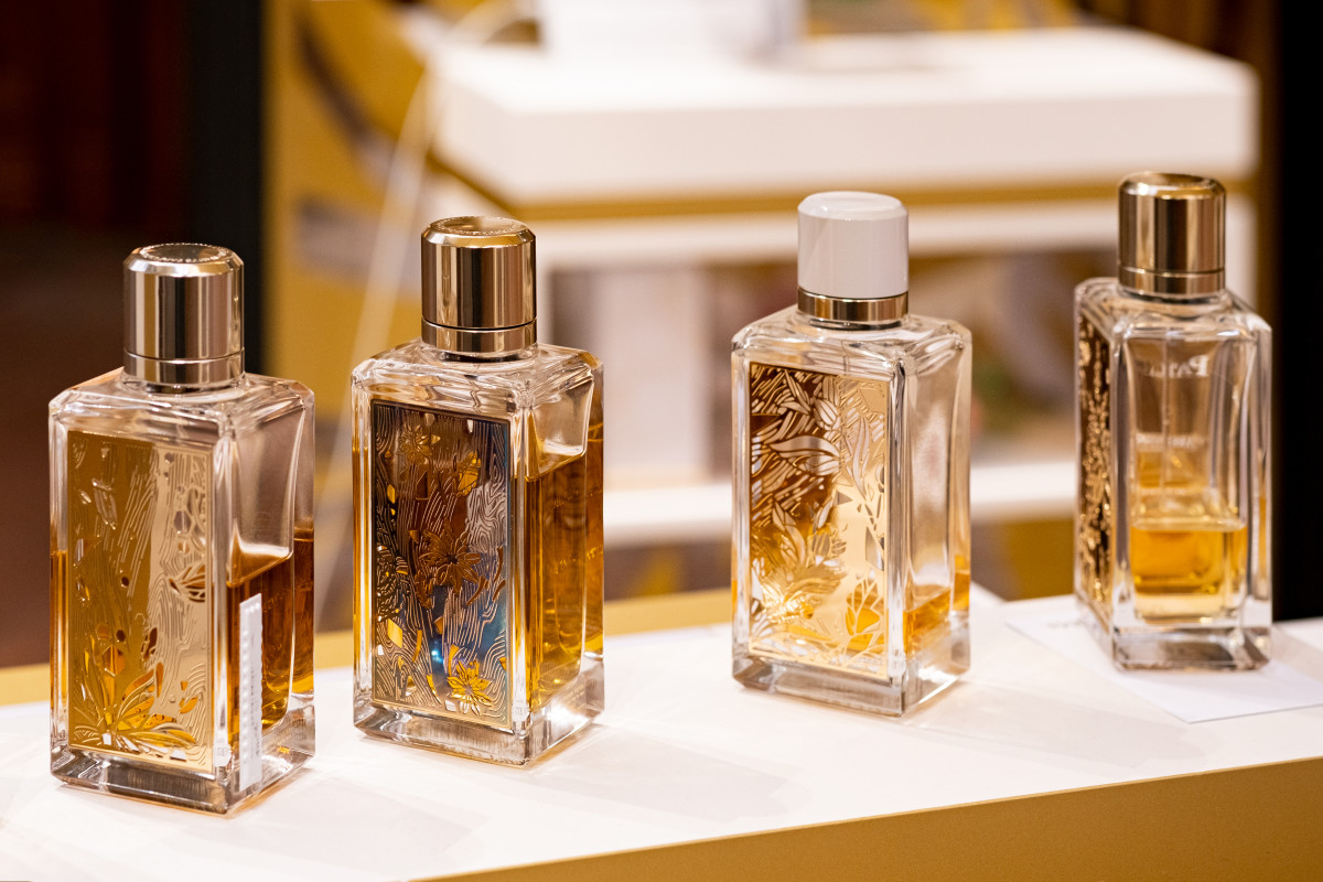 Woman Makes DIY Perfume Display Out of Dollar Store Organizers