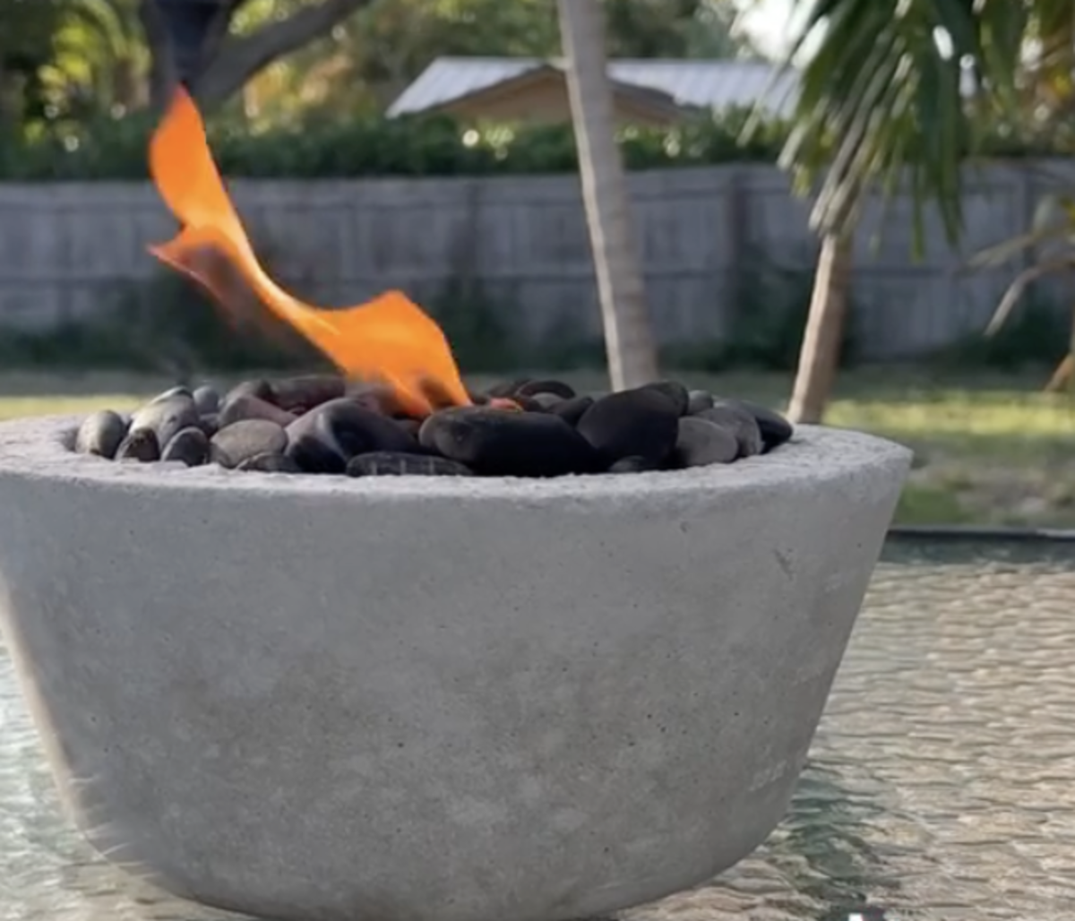 Man Makes a DIY Mini Table Fire Bowl and It’s Incredibly Simple To Do