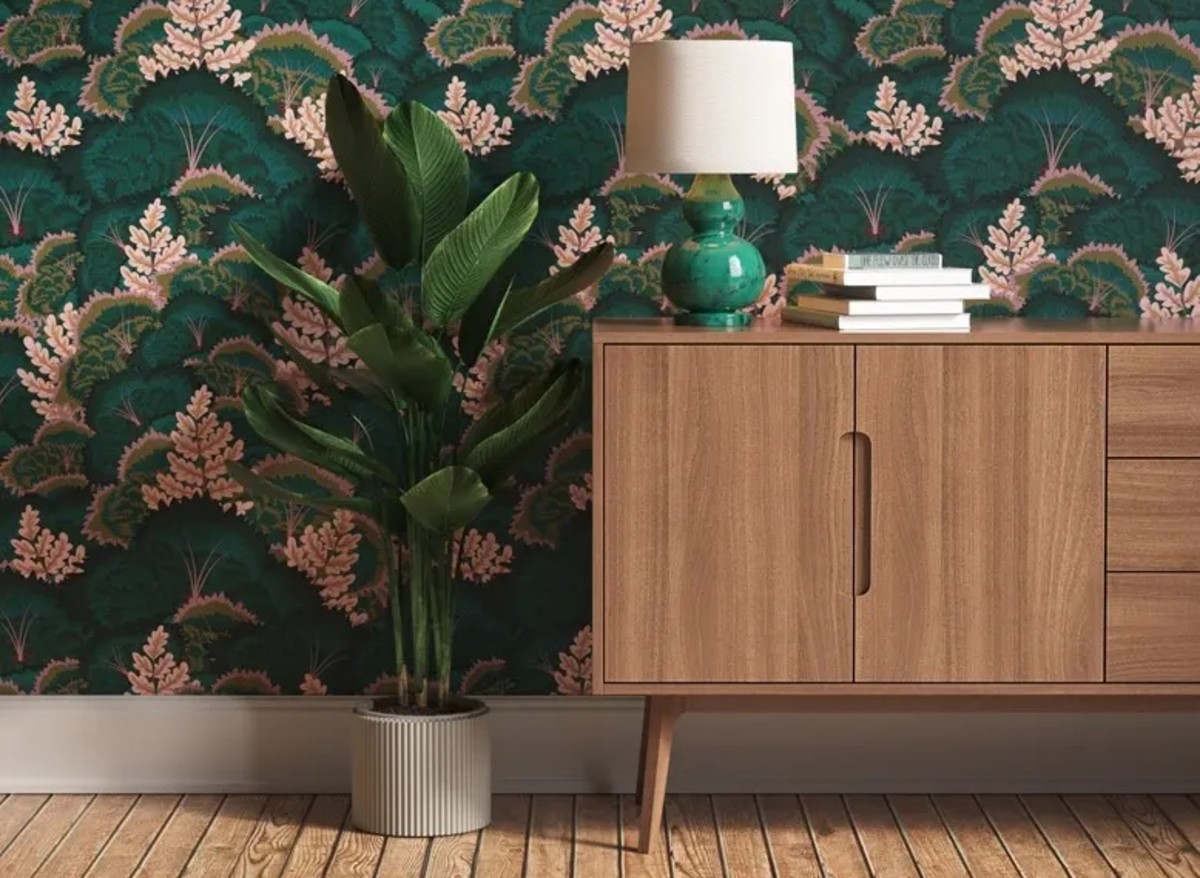 Woman Comes up With Genius Use for Leftover Wallpaper Dengarden News