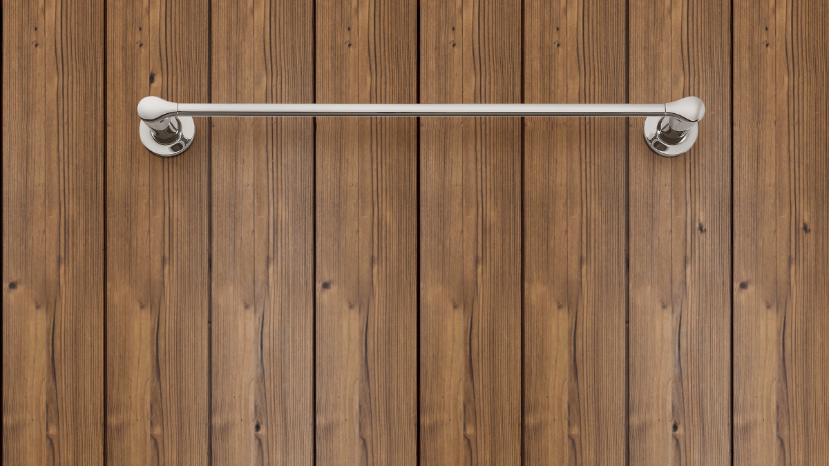 Woman's Towel Bar Hack is a Total Game Changer For Those Short On