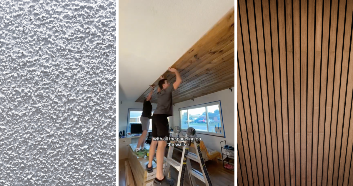Couple Demolishes Their Sunroom Ceiling to Replace With Beadboard