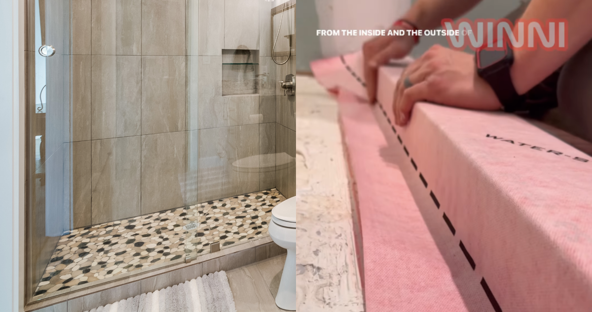 Construction Expert Shares Seamless Way to Waterproof Shower Curbs
