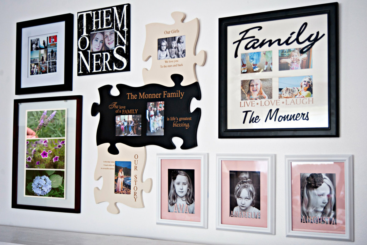 How to Display Framed Photos on a Wall and Family Wall Ideas Dengarden