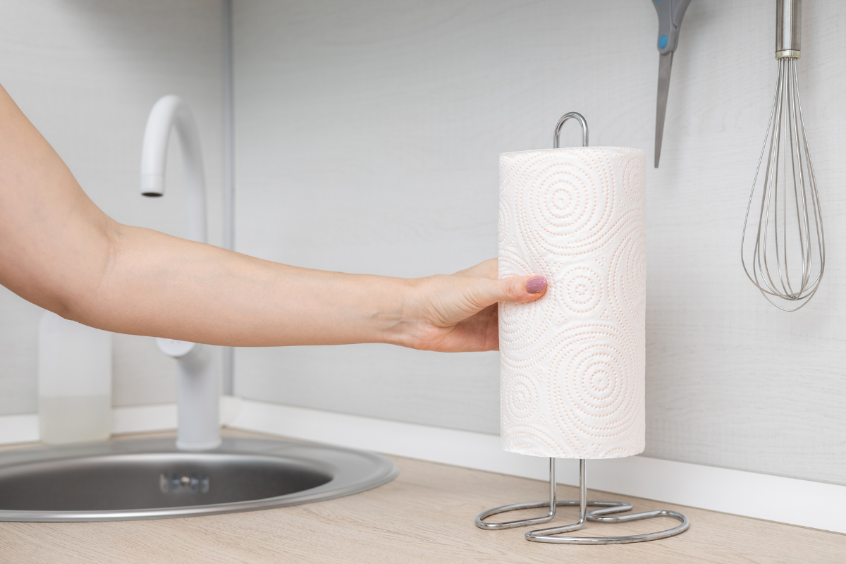 Mom's Dollar Tree Paper Towel Holder Hacks Are Practical and Fun