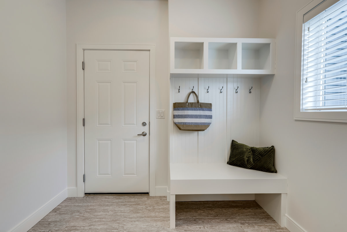 Couple Uses IKEA Pax System for Entryway Organization Instead of Closet ...