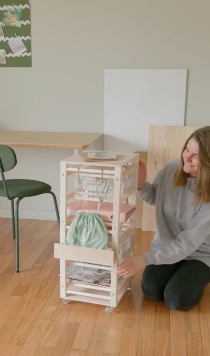 IKEA Wine Rack Turns Into Rolling Organization Cart With Clever Hack   Screen Shot 2024 01 19 At 23555 Pm 