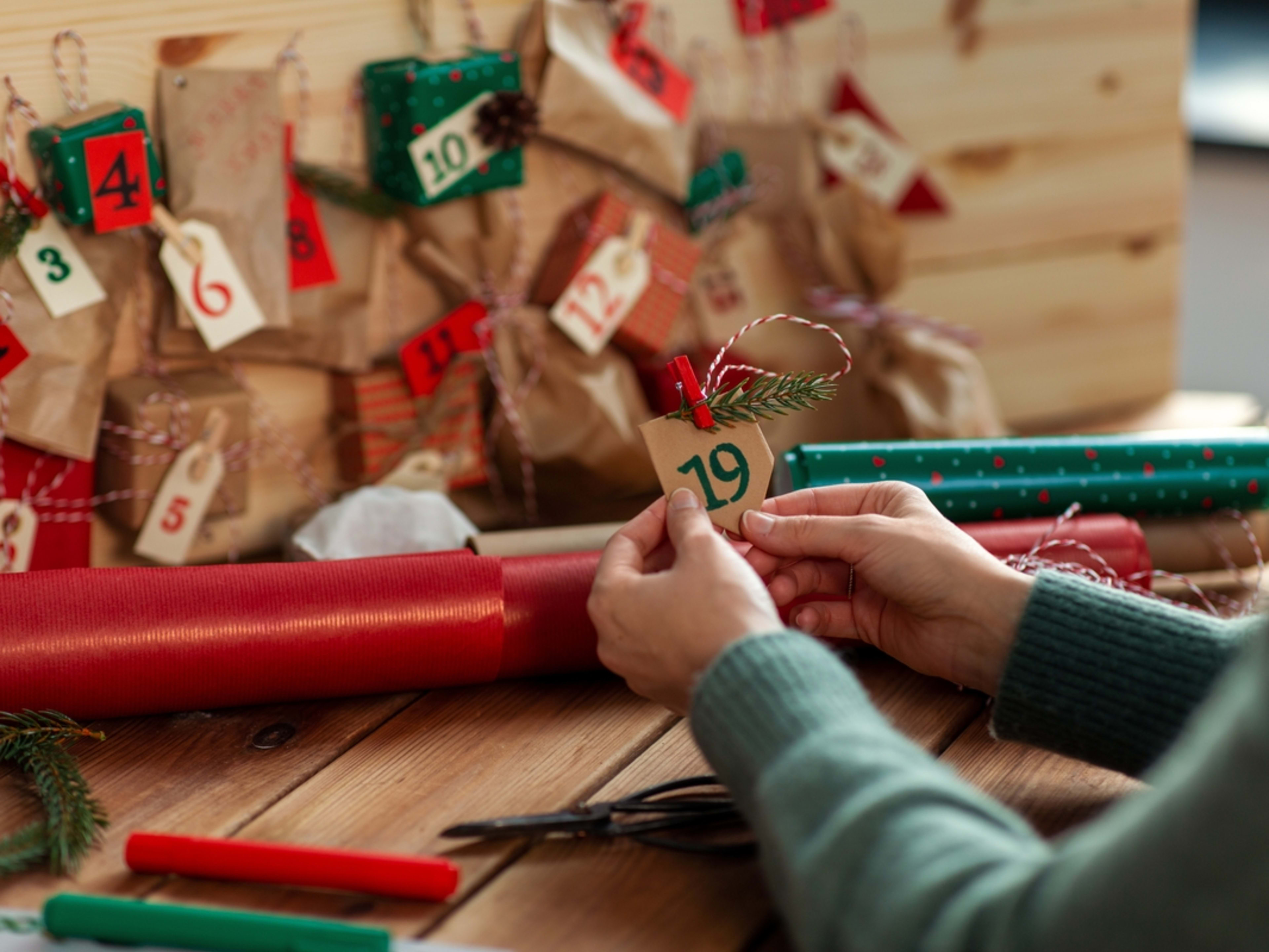 This Charming DIY Advent Calendar Turns a Cheap Dollar Tree Buy into This Charming DIY Advent Calendar Turns a Cheap Dollar Tree Buy into