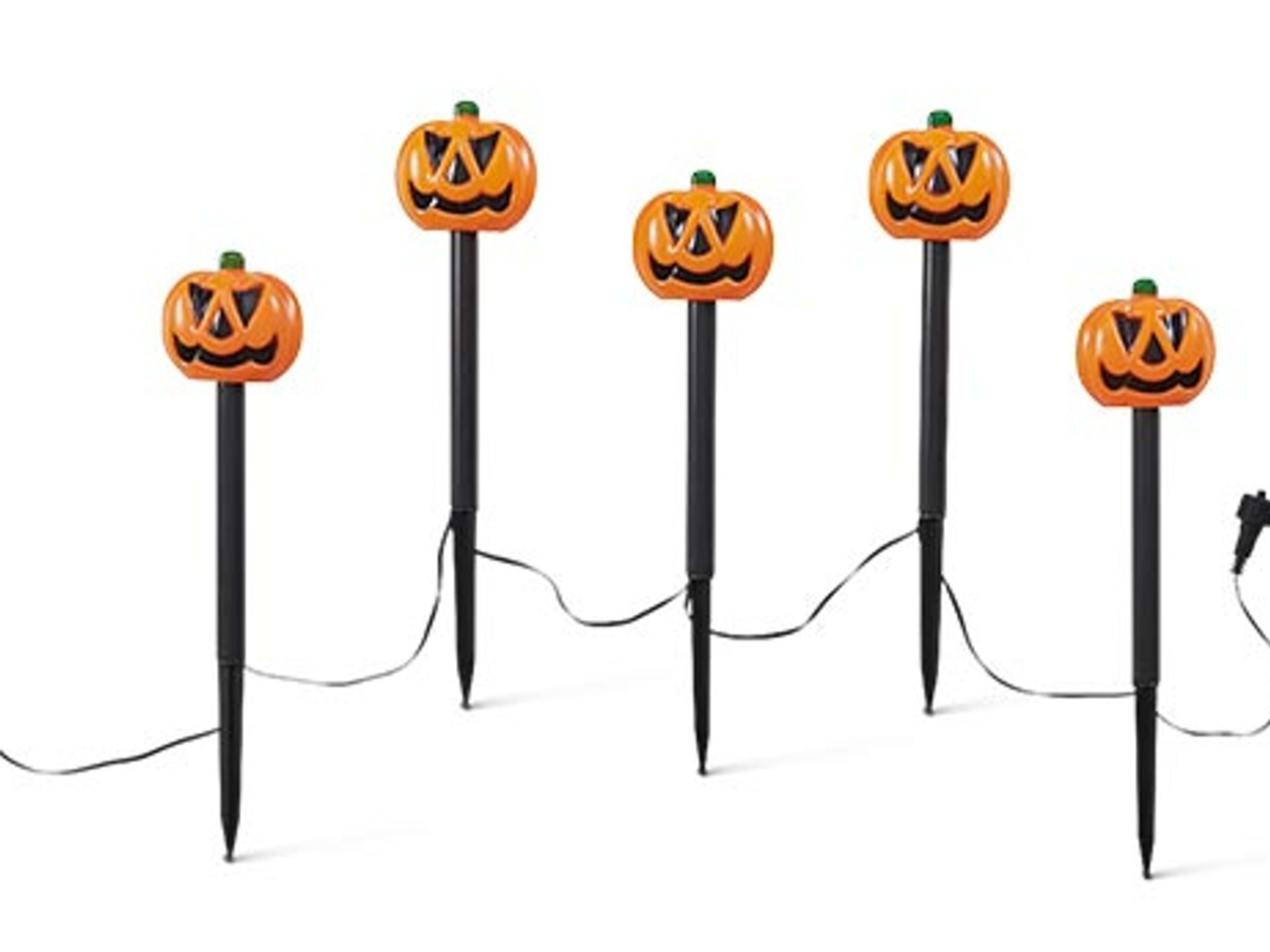 Pumpkin stake lights sales