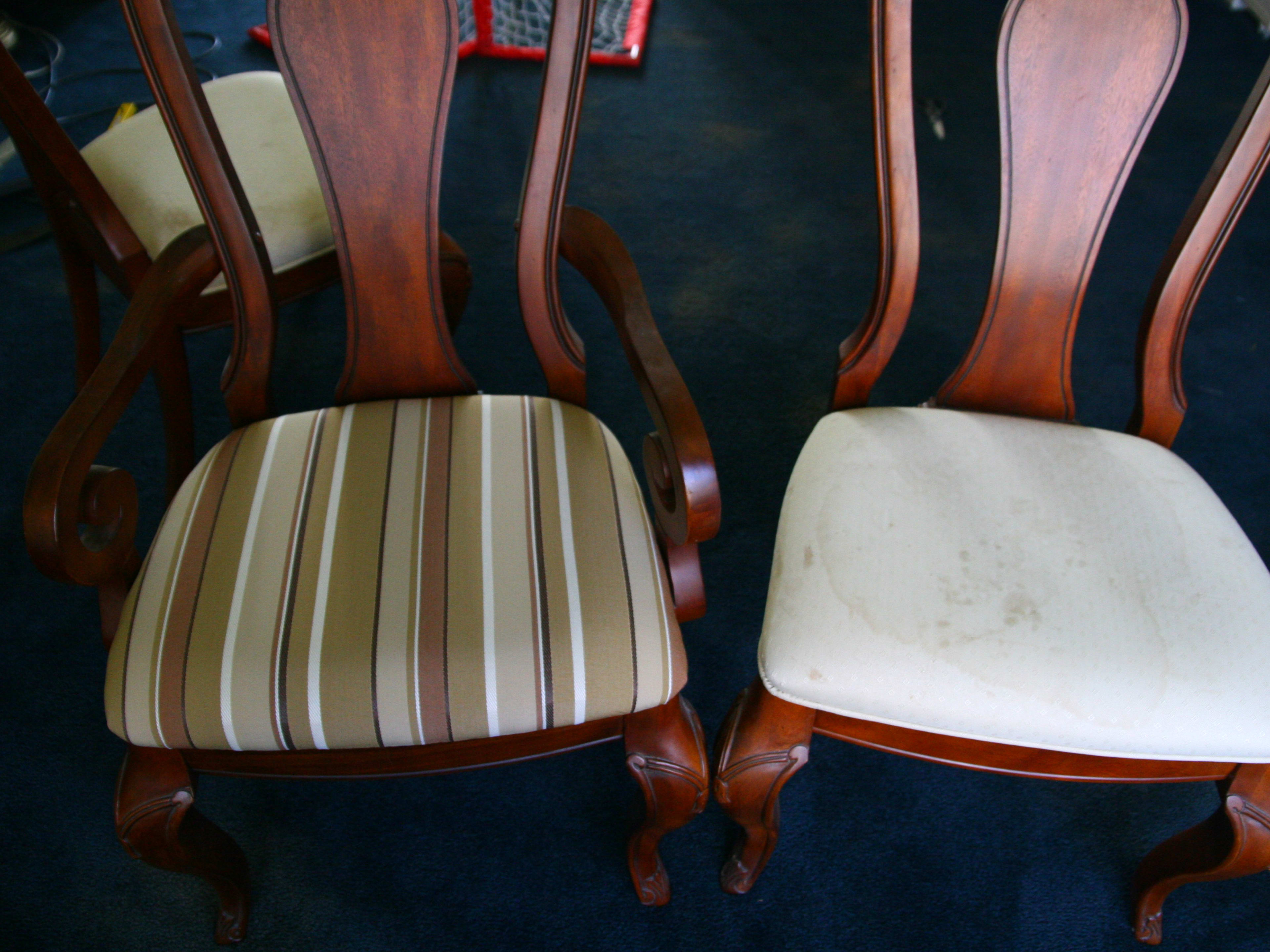 Fabric for reupholstering dining room chairs discount
