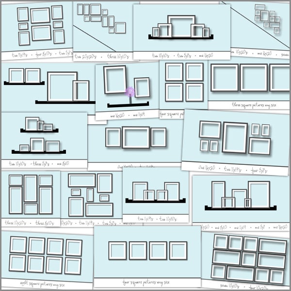 How to Display Framed Photos on a Wall and Family Wall Ideas