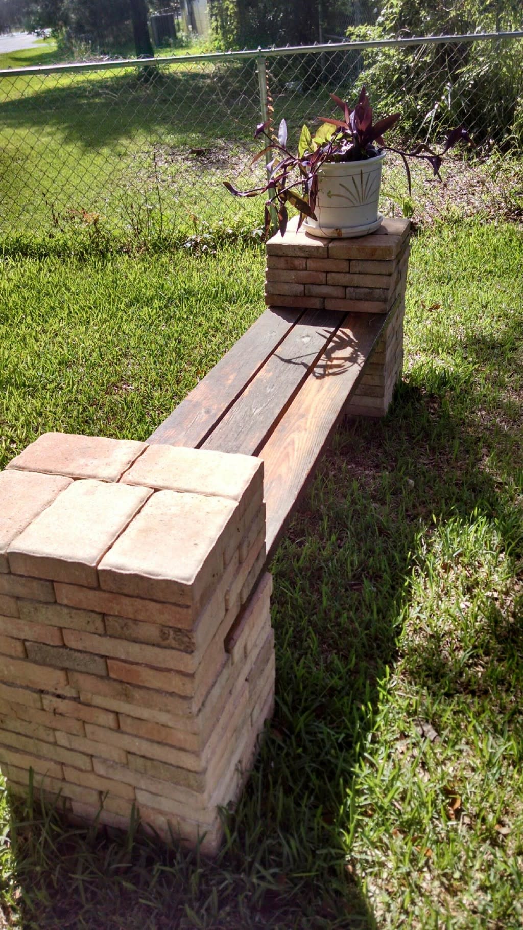Diy Stone Bench